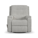 Arlo Transitional Fabric Swivel Gliding Recliner | Flexsteel