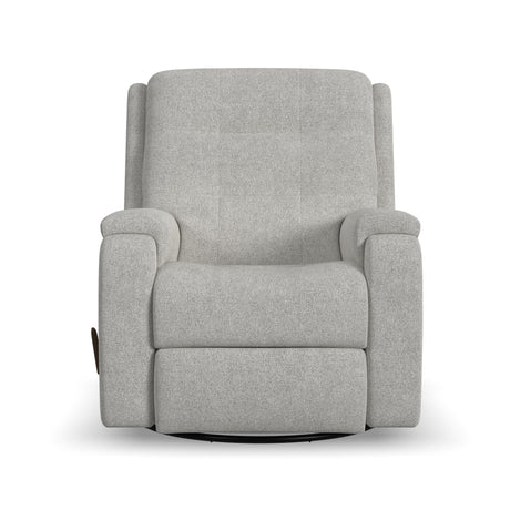 Arlo Transitional Fabric Swivel Gliding Recliner | Flexsteel