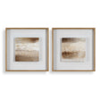 Between Lines Abstract Painting (Set of 2) - Light Brown / White by Uttermost - View 1