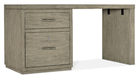 Linville Falls 60" Desk With One File - Gray by Hooker Furniture - View 1