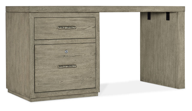 Linville Falls 60" Desk With One File - Gray by Hooker Furniture - View 1