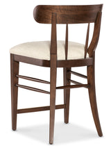Archives Counter Stool - Dark Brown / Beige by Hooker Furniture - View 5