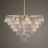 Goccia 8 Light Tear Drop Glass Pendant - Gold by Uttermost - View 2