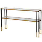 Kentmore Modern Console Table - Gold / Black by Uttermost - View 5