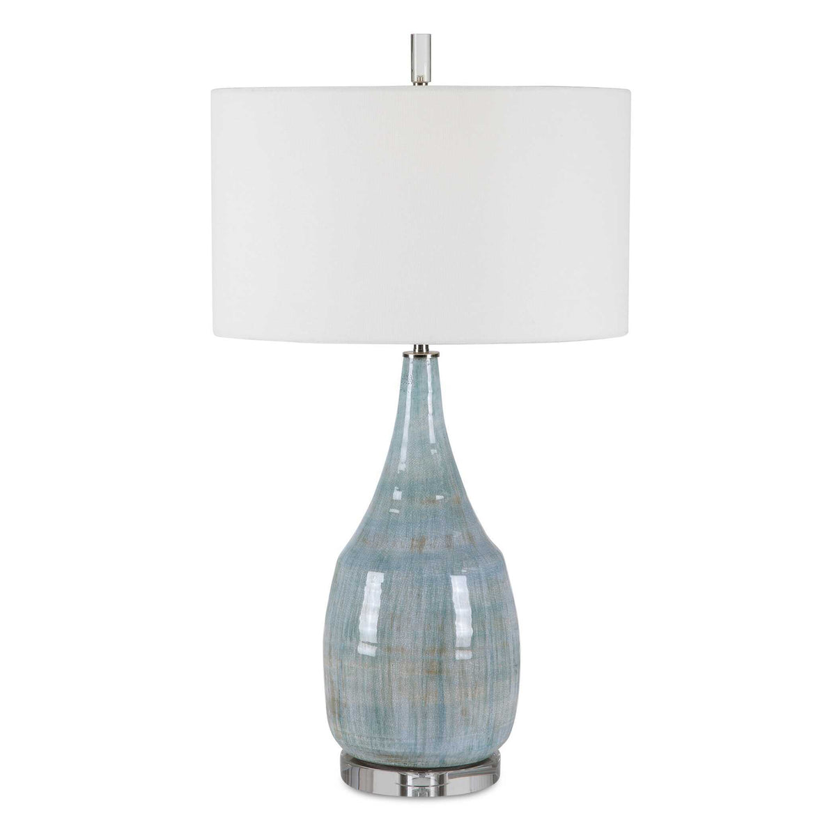 Rialta Coastal Table Lamp - Light Blue / White by Uttermost - View 1