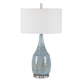 Rialta Coastal Table Lamp - Light Blue / White by Uttermost - View 1