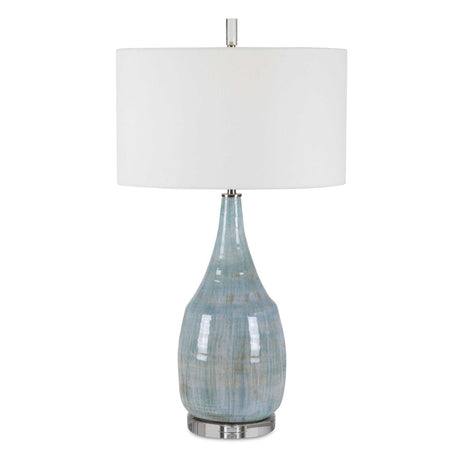 Rialta Coastal Table Lamp - Light Blue / White by Uttermost - View 1