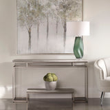Clea Console Table - Silver by Uttermost - View 2