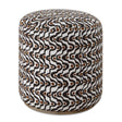Cas Plush Ottoman Espresso - Dark Brown by Uttermost - View 1