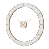 Ivory Halo Minimalist Wall Clock - Gold / White by Uttermost - View 4