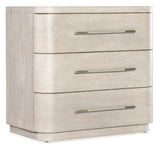 Modern Mood Three Drawer Nightstand - Beige by Hooker Furniture - View 1