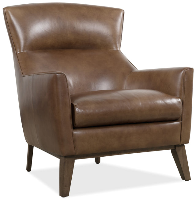 Camille Chair - Dark Brown by Hooker Furniture - View 1