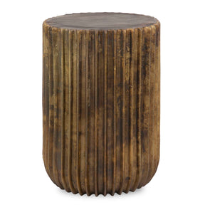 Peaks Accent Table - Gold by Uttermost - View 1