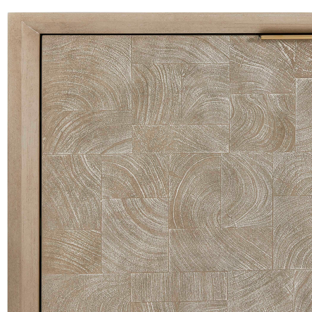 Maeva 3 Door Cabinet Light Wood - Light Brown by Uttermost - View 10