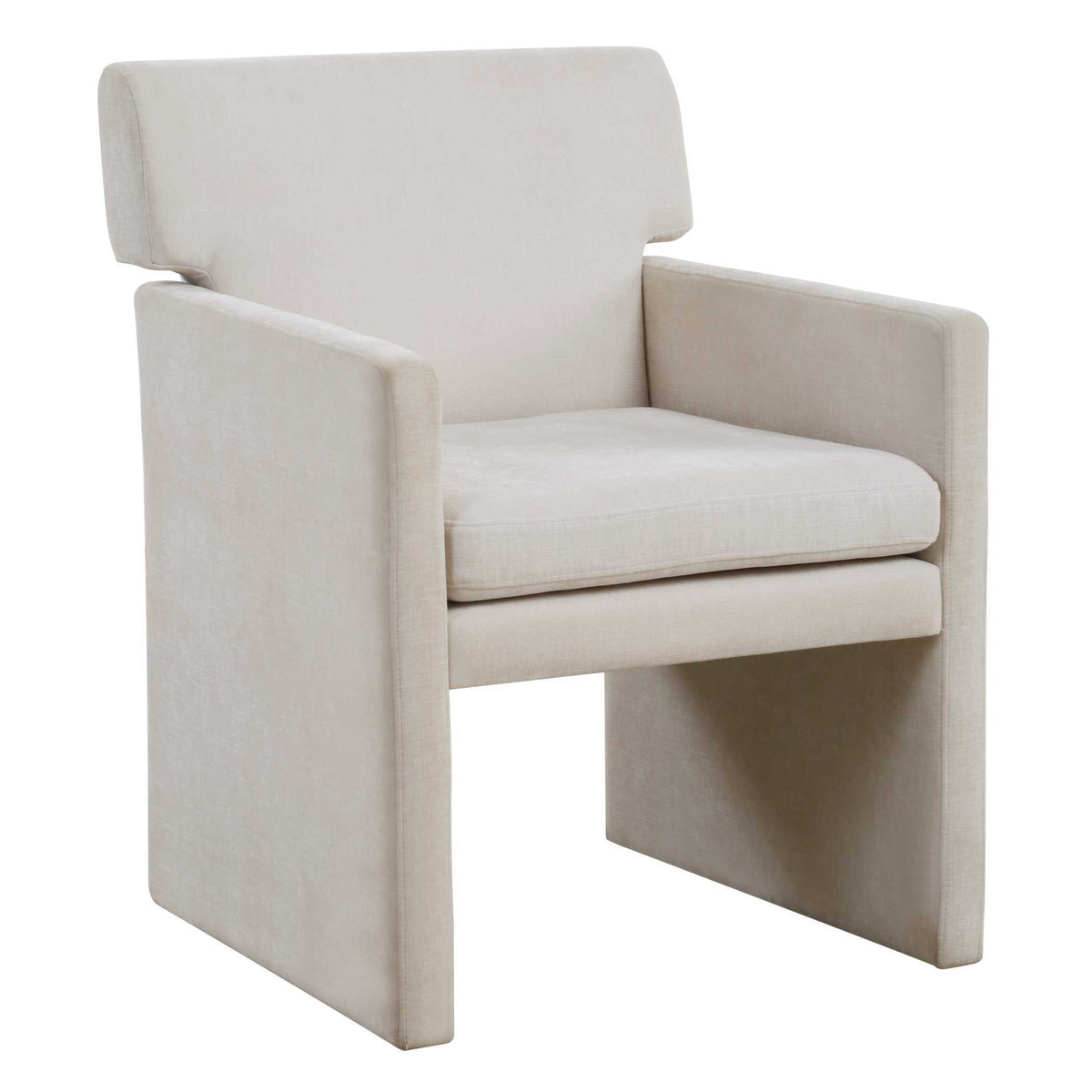 Colette Dining Chair Ivory - Beige by Uttermost - View 4