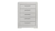 Blanca Modern Style 5-Drawer Chest Made with Wood in White