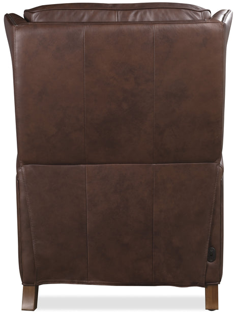 Lansing Power Recliner With Power Headrest - Dark Brown by Hooker Furniture - View 2