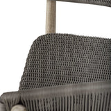 Dermott Outdoor Counter Stool - Light Brown / Dark Gray by Uttermost - View 8