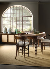Archives Counter Stool - Dark Brown / Beige by Hooker Furniture - View 3