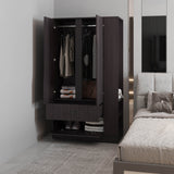 Armoire 71.1' H, 3 Doors, 1 Drawer, Black Wengue - Bedroom - sold by Home Elegance USA