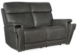 Lyra Zero Gravity Power Loveseat - Dark Gray by Hooker Furniture - View 3