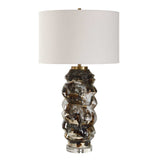 Cuoco Table Lamp Mottled Brown - Dark Brown by Uttermost - View 4