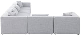 Cube - Modular Sectional 6 Piece - Gray - Modern & Contemporary - 630Grey - Sec6A - Home Elegance USA - 2