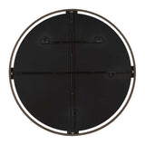 Cornelia Black Round Mirror by Uttermost - View 6