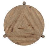 Vineyard Row Round End Table - Light Brown by Hooker Furniture - View 6