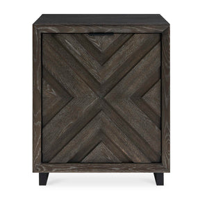 Barrett Oak Cabinet Dark Charcoal - Black by Uttermost - View 1