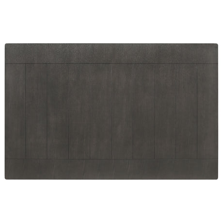 Dexter Grey and Dark Grey 5-piece Rectangular Dining Set - sold by Home Elegance USA