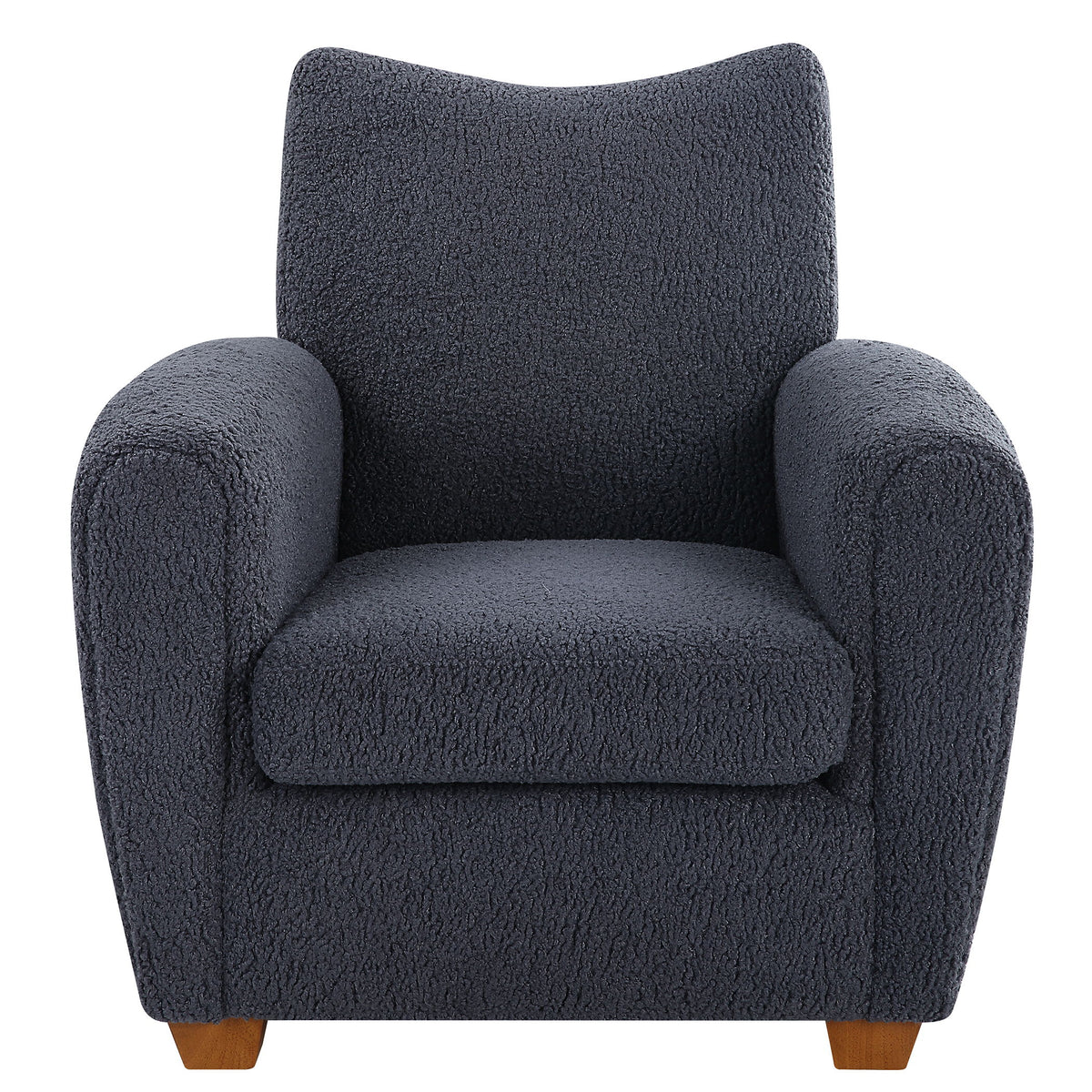 Teddy Slate Accent Chair - Dark Gray by Uttermost - View 1