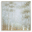 Cotton Woods Hand Painted Canvas - Light Blue / Light Brown by Uttermost - View 1