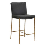 Ascend Counter Stool Charcoal - Black / Gold by Uttermost - View 4