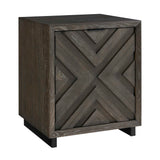 Barrett Oak Cabinet Dark Charcoal - Black by Uttermost - View 6
