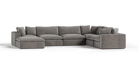Vicki - Modern Grey Fabric Modular Sectional Sofa-7-Piece Sectional - View Image 1