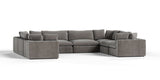 Vicki - Modern Grey Fabric Modular Sectional Sofa-8-Piece Sectional - View Image 1
