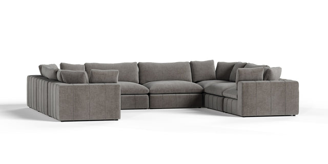 Vicki - Modern Grey Fabric Modular Sectional Sofa-8-Piece Sectional - View Image 1