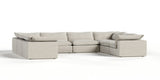 Garman - Modern Light Grey Modular Sectional Sofa-8-Piece Sectional - View Image 1