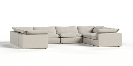 Garman - Modern Light Grey Modular Sectional Sofa-8-Piece Sectional - View Image 1