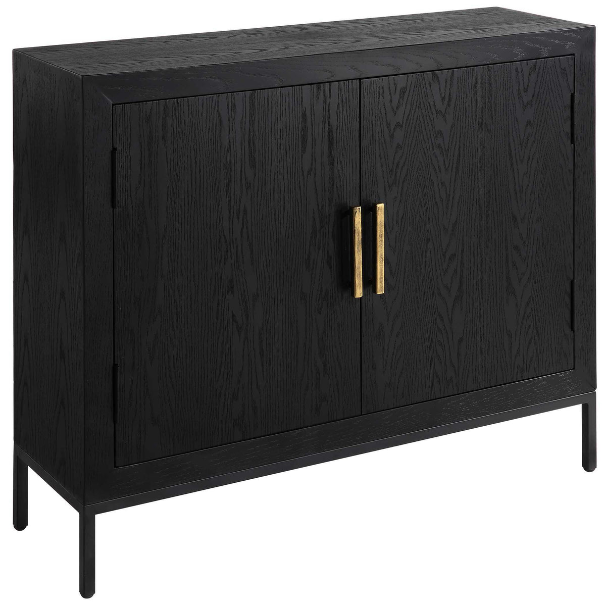 Front Range Dark Oak 2 Door Cabinet - Dark Brown by Uttermost - View 5