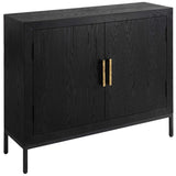 Front Range Dark Oak 2 Door Cabinet - Dark Brown by Uttermost - View 5