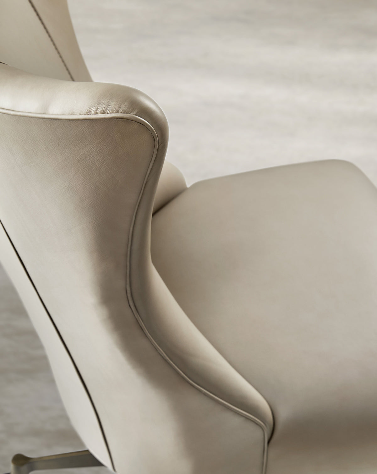 Lynn Executive Swivel Tilt Chair - Beige by Hooker Furniture - View 2