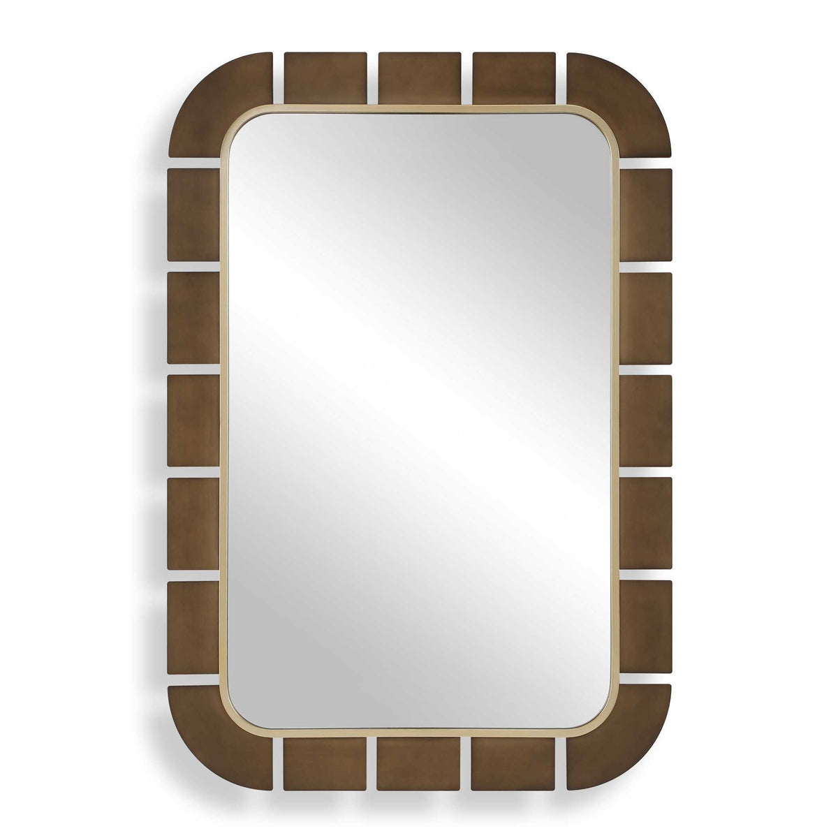 Segment Mirror - Bronze by Uttermost - View 1