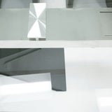 Modrest Adler - Modern Black Glass Extendable 63"/94.5" Dining Table