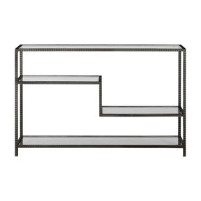 Leo Industrial Console Table - Silver by Uttermost - View 1