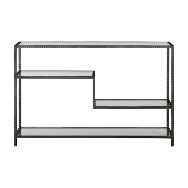 Leo Industrial Console Table - Silver by Uttermost - View 1