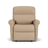 Davis Traditional Leather Power Rocking Recliner, Power Headrest | Flexsteel