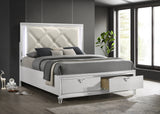 Prism Modern Style King 4PC Bedroom Set with LED Accents & V-Shaped handles - Home Elegance USA