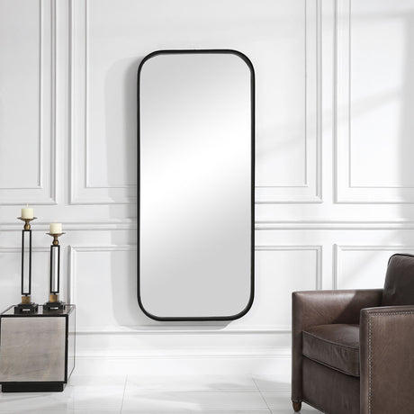Concord Tall Iron Mirror - Black by Uttermost - View 2